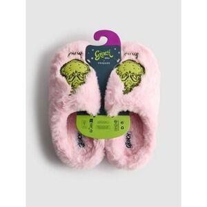 *NEW* The Grinch X Primark Pink Mule Slippers Size 9/10